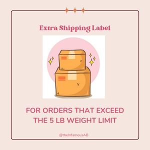 Extra Shipping during Live Show Purchase